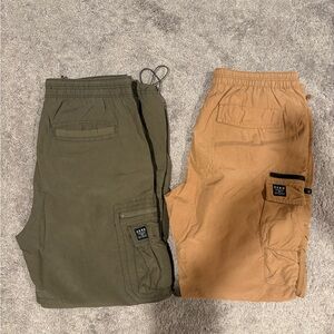 2 Pair Large Aeropostale Active Utility Pants